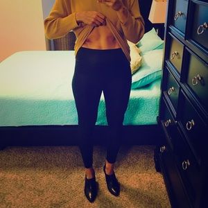 High Waisted, Vegan Leather Leggings